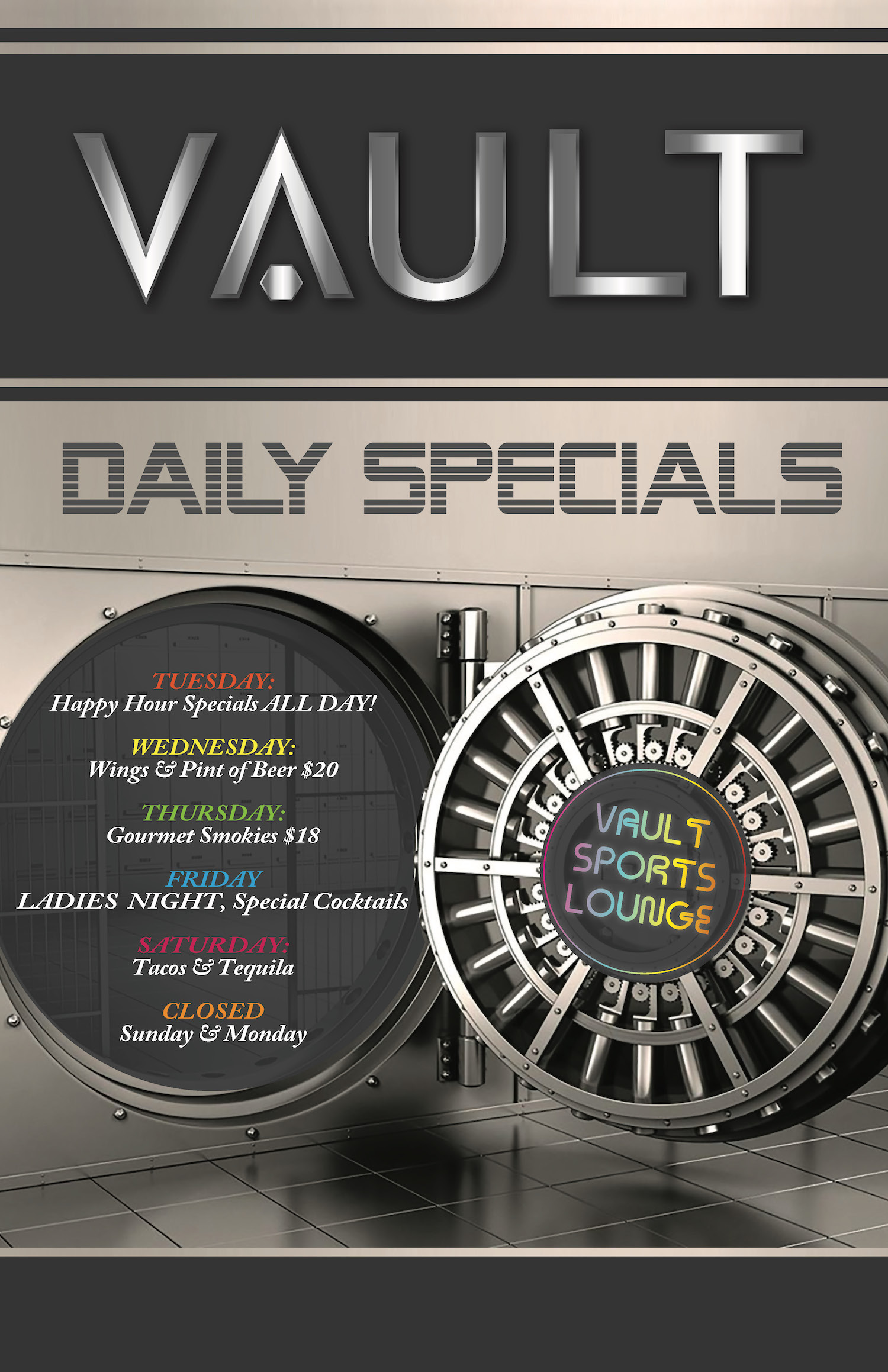 Sooke BC Vault Sports Lounge West Coast Grill